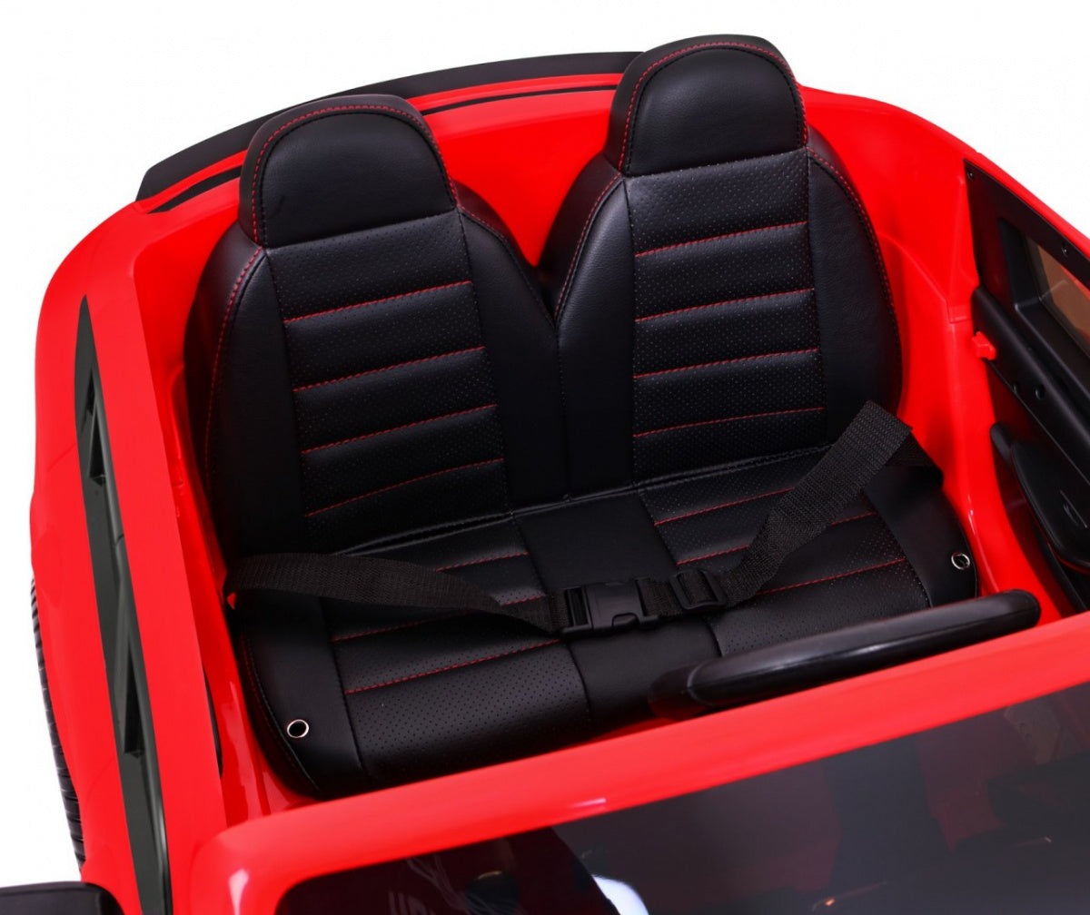 Licencirani auto na akumulator Mercedes GLC 63S - dvosjed - crveni