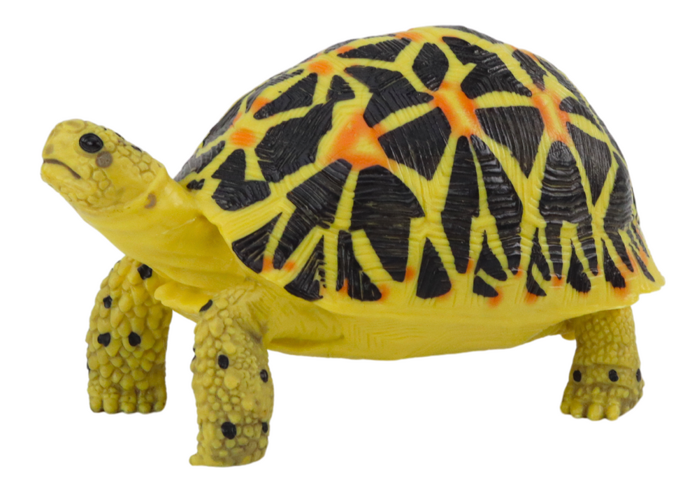 Kolekcionarska figurica kornjača reptil - Žuto/Crna A