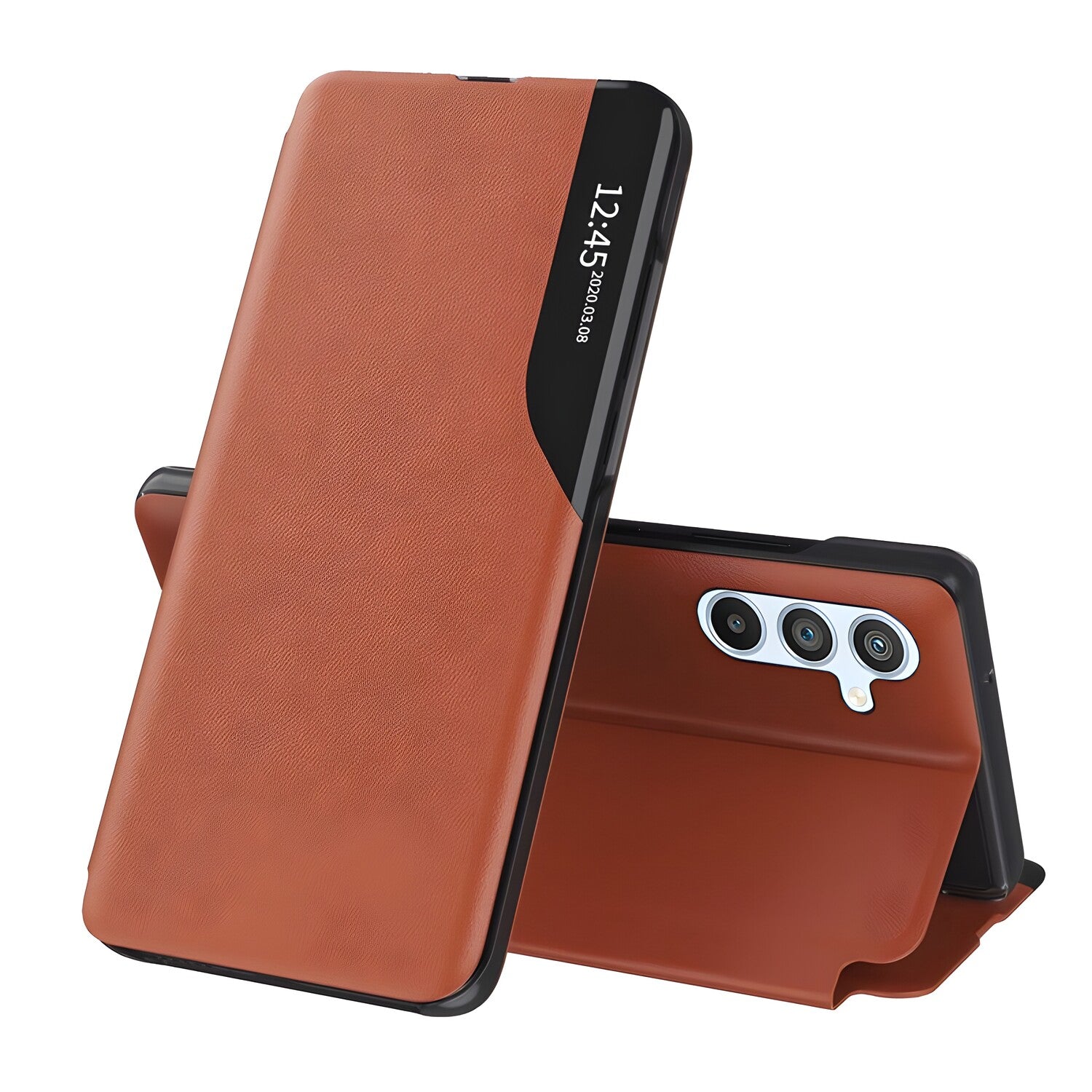 Elegantna knjižna futrola View Case za Samsung Galaxy A54 - Narančasta KP27139