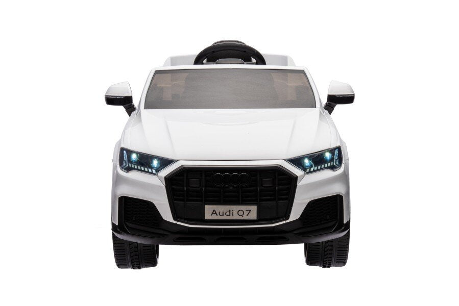 Licencirani auto na akumulator Audi Q7 - bijeli/lakirani