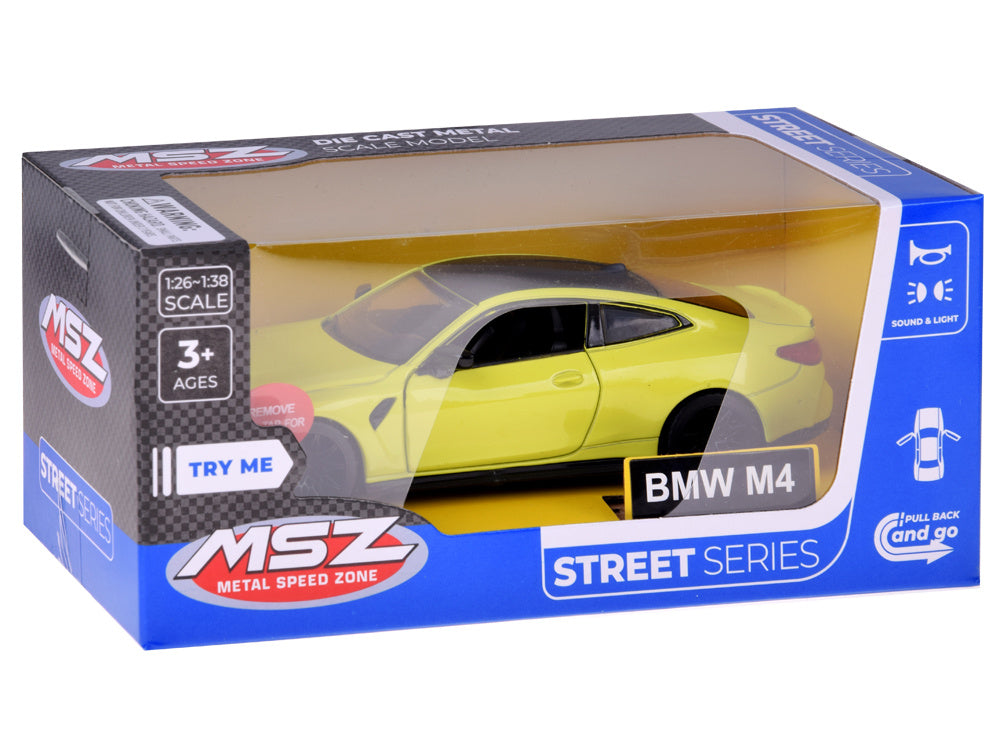 Metalni BMW M4 1:32 s efektima
