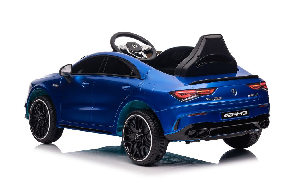 Licencirani auto na akumulator Mercedes CLA 45s AMG 4×4 – plavii/lakirani