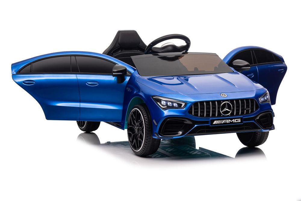 Licencirani auto na akumulator Mercedes CLA 45s AMG 4×4 – plavii/lakirani