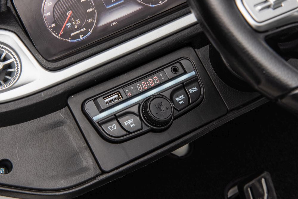 Licencirani auto na akumulator Mercedes G63 XXL 24V 4x4 - DVOSJED - bijeli
