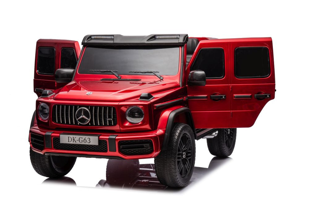 Licencirani auto na akumulator Mercedes G63 XXL 24V 4x4 - DVOSJED - crveni