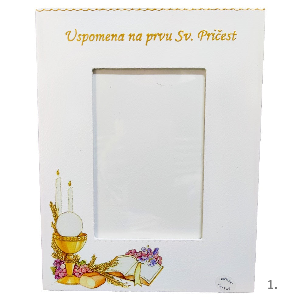 Personalizirani okviri za Prvu sv. Pričest za djevojčice  – Učinite uspomene nezaboravnima - 1. - 151180