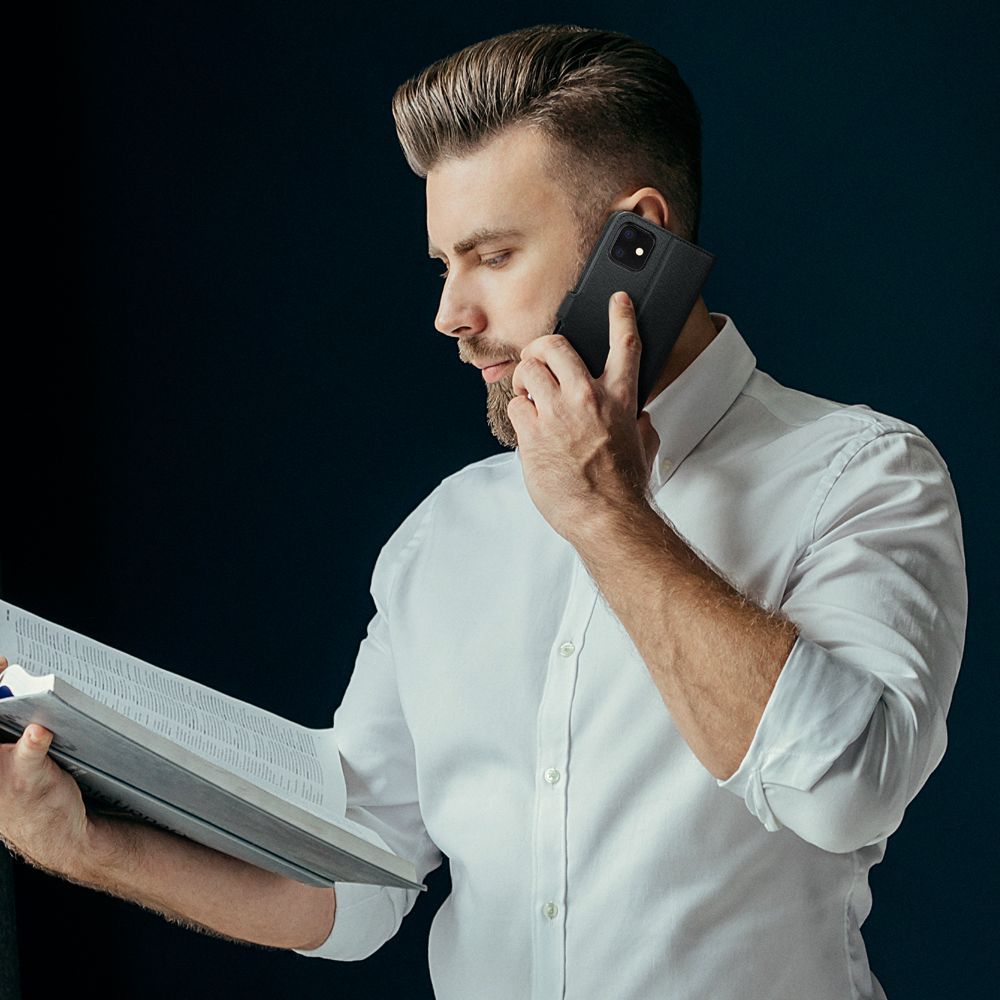 TECH-PROTECT WALLET PREKLOPNA FUTROLA ZA XIAOMI 12 LITE CRNA