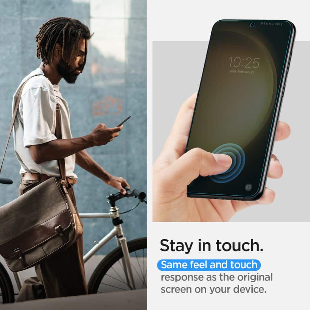 Spigen - Neo Flex (2 kom) za Samsung Galaxy S23 - prozirna