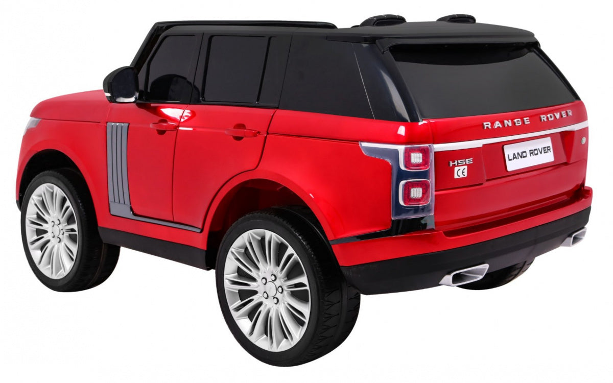 Licencirani auto na akumulator Range Rover HSE 4x4 - dvosjed - crveni/lakirani