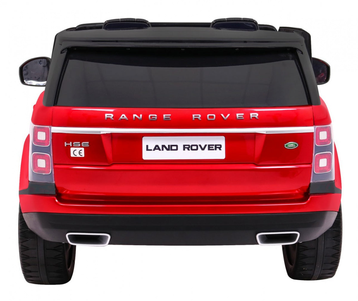 Licencirani auto na akumulator Range Rover HSE 4x4 - dvosjed - crveni/lakirani
