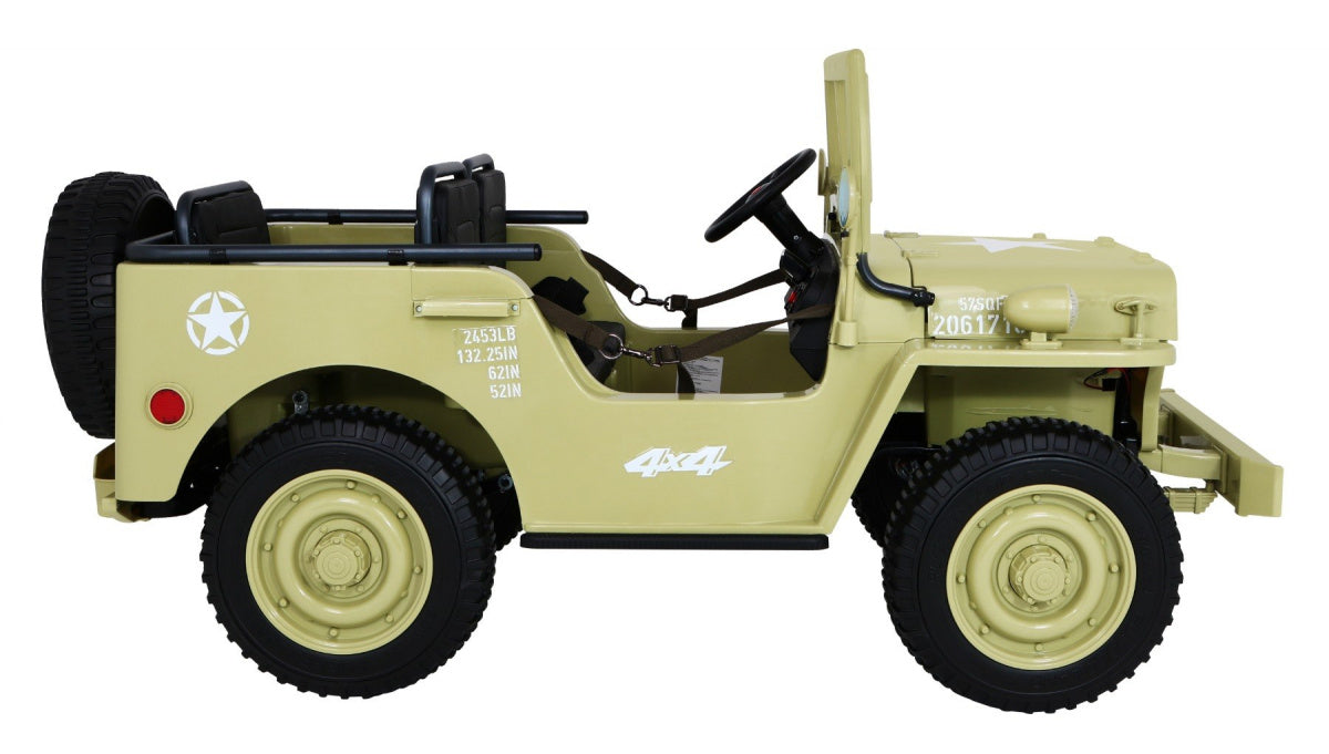 Retro Military Vehicle 4x4 Sand