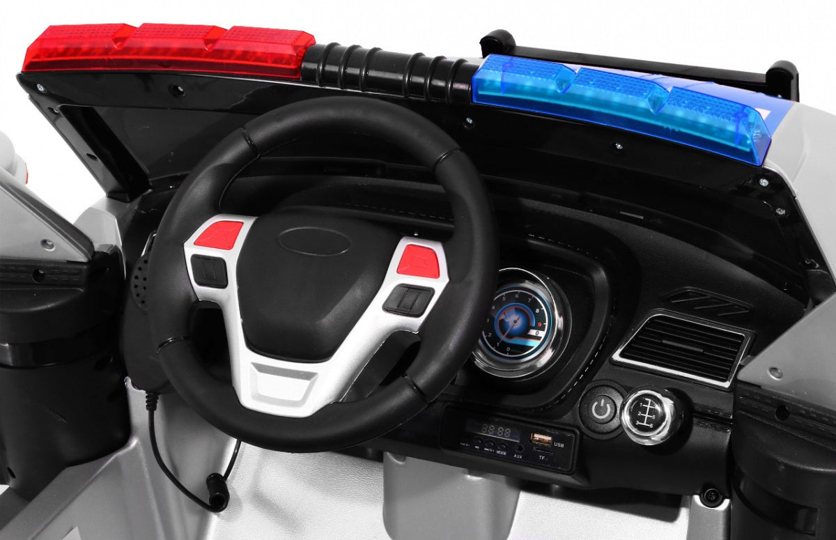 Auto na akumulator SUV Police - bijeli