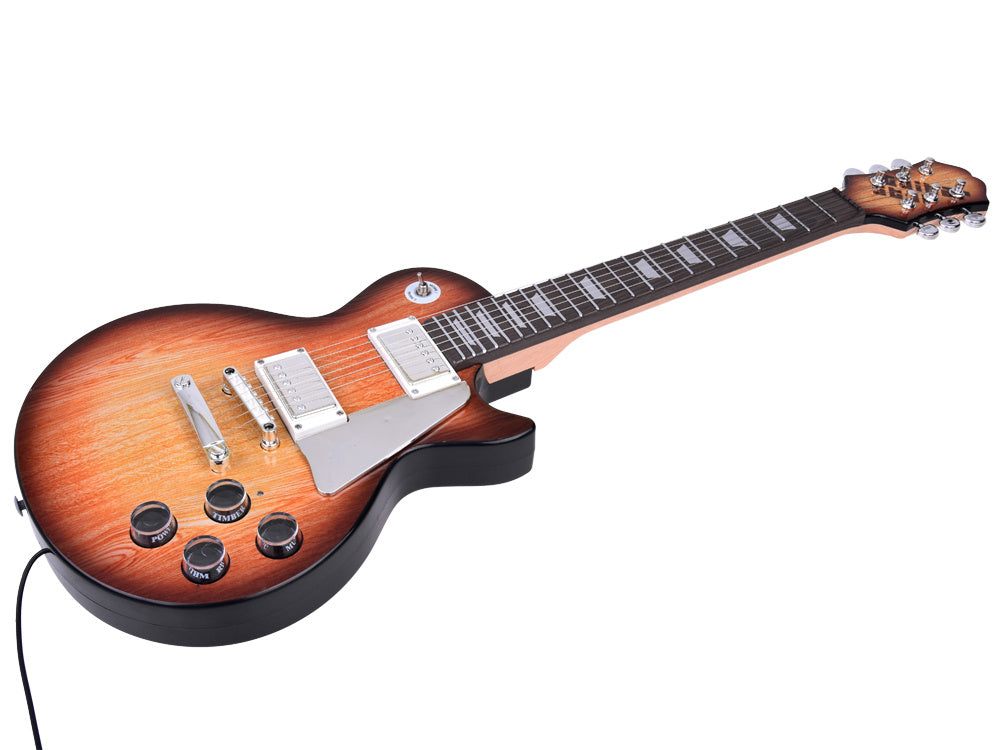 Električna gitara s pojačalom i mikrofonom