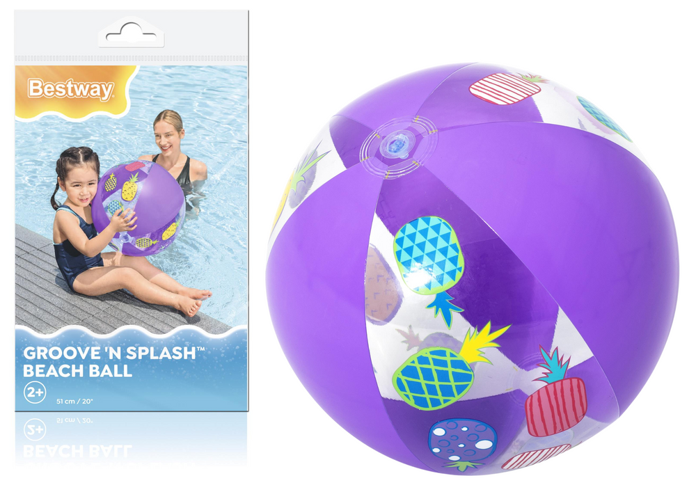 Ljubičasta lopta na napuhavanje 51 cm Bestway 31036
