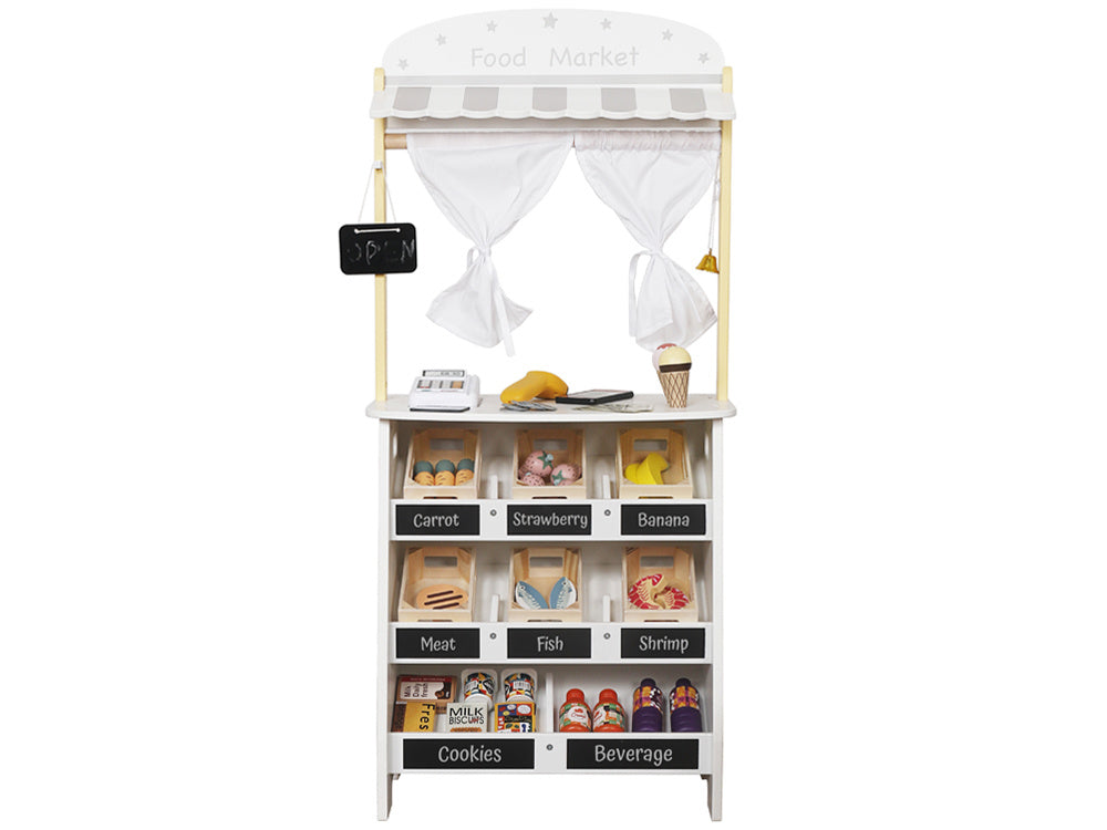 Drveni štand trgovina i mini kazalište
