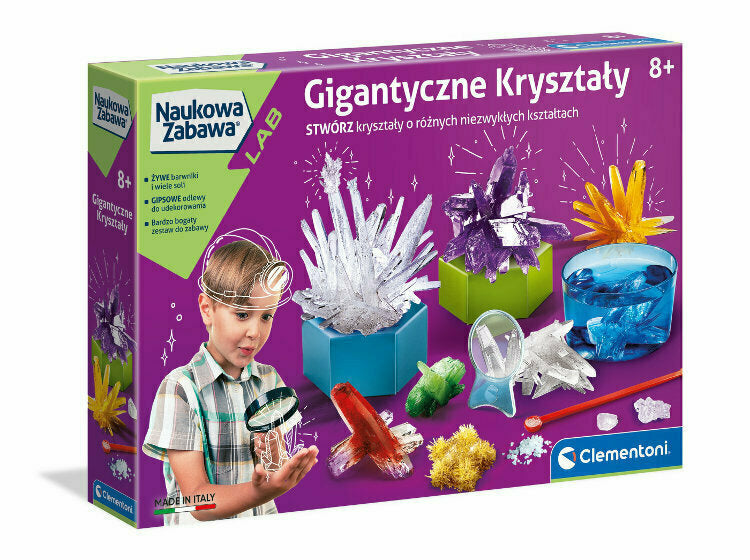 Znanstveno zabavni divovski kristali Clementoni 50106