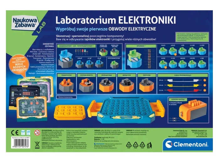 Zabavna igra za spajanje elektroničkih sklopova Clementoni 50727