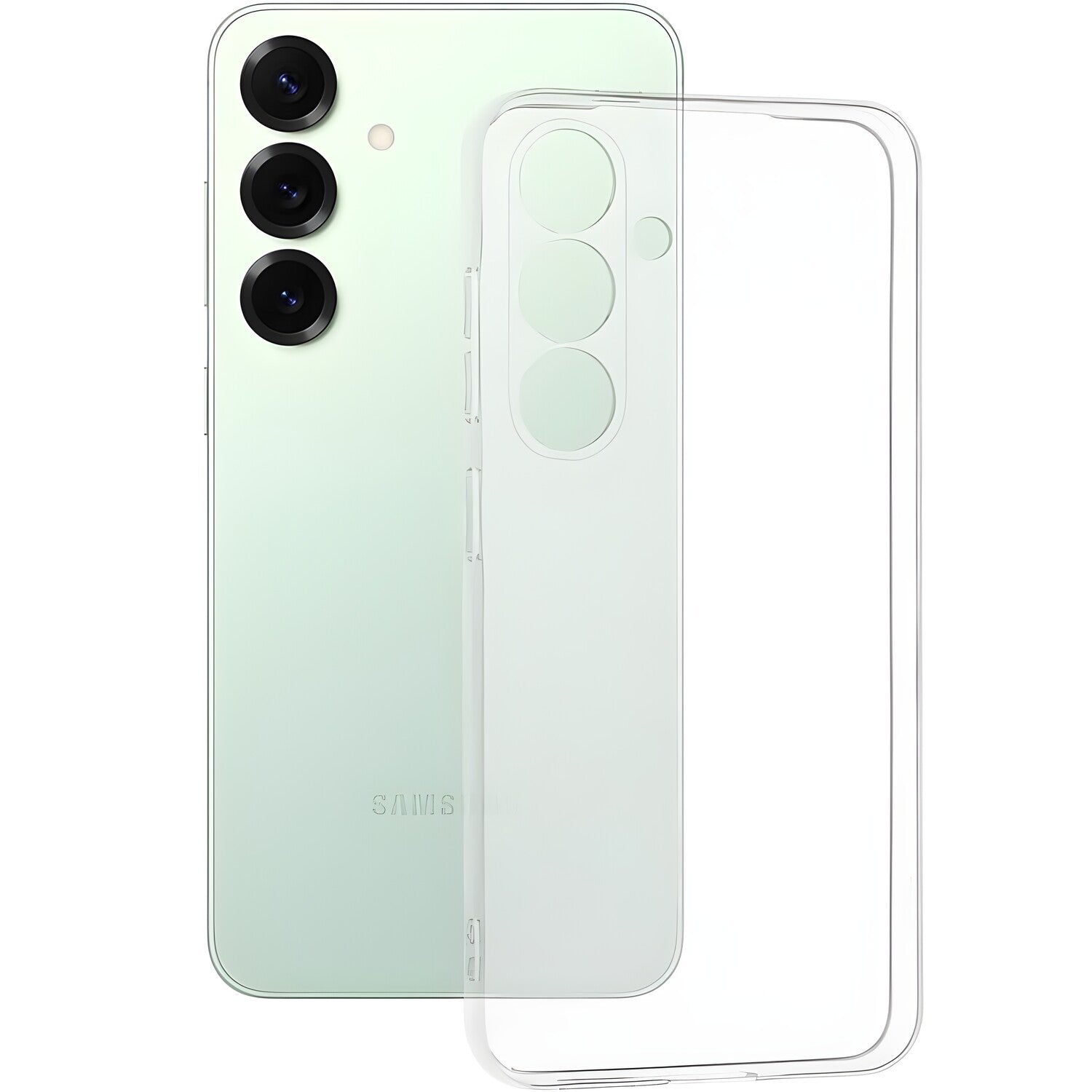 Silikonska futrola za Samsung Galaxy S25 FE - Prozirna KP38548