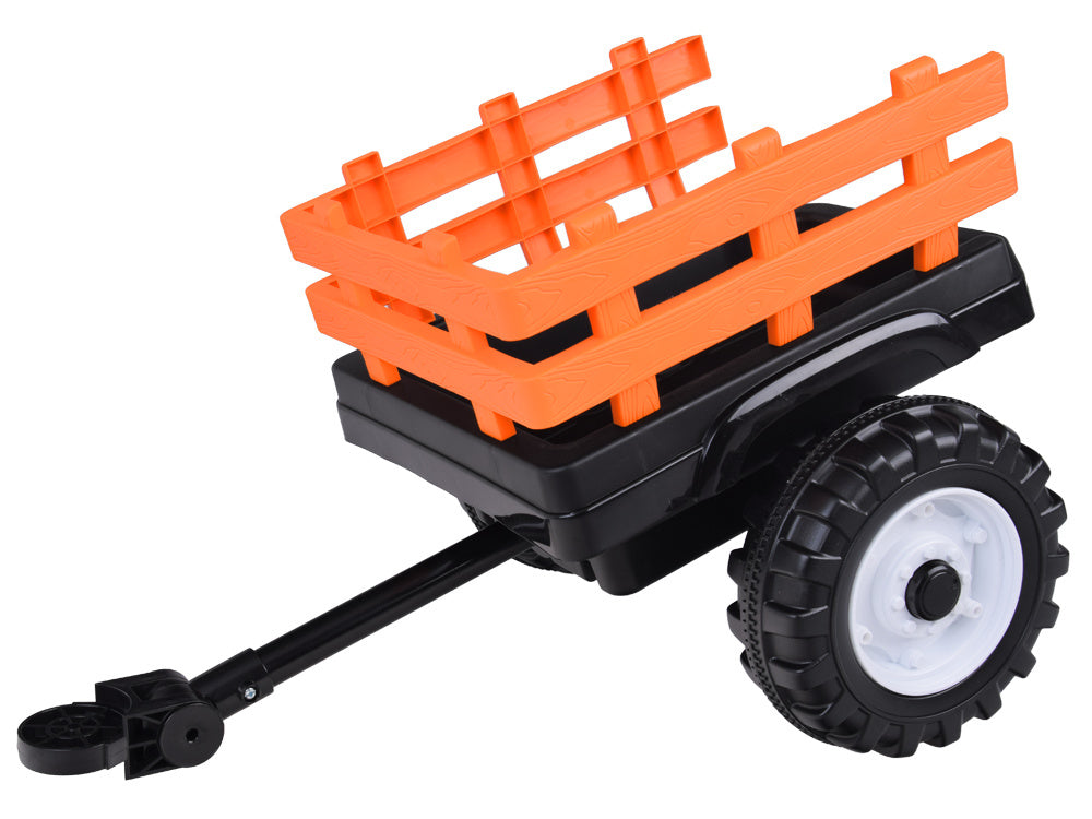 Traktor bager AKU s prikolicom plavi