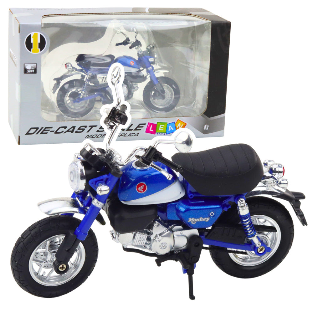Metalni motor za igru Retro Classic sa svjetlosnim efektima 1:12 - plavi