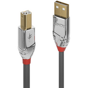 Lindy 36642 USB kabel 2 m USB 2.0 USB A USB B Sivo