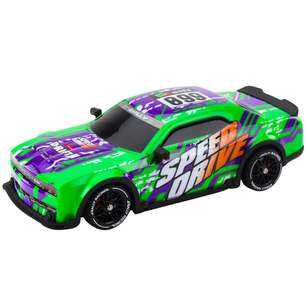 Auto na daljinsko upravljanje Drift Speed Drive - ljubičasto/zeleni