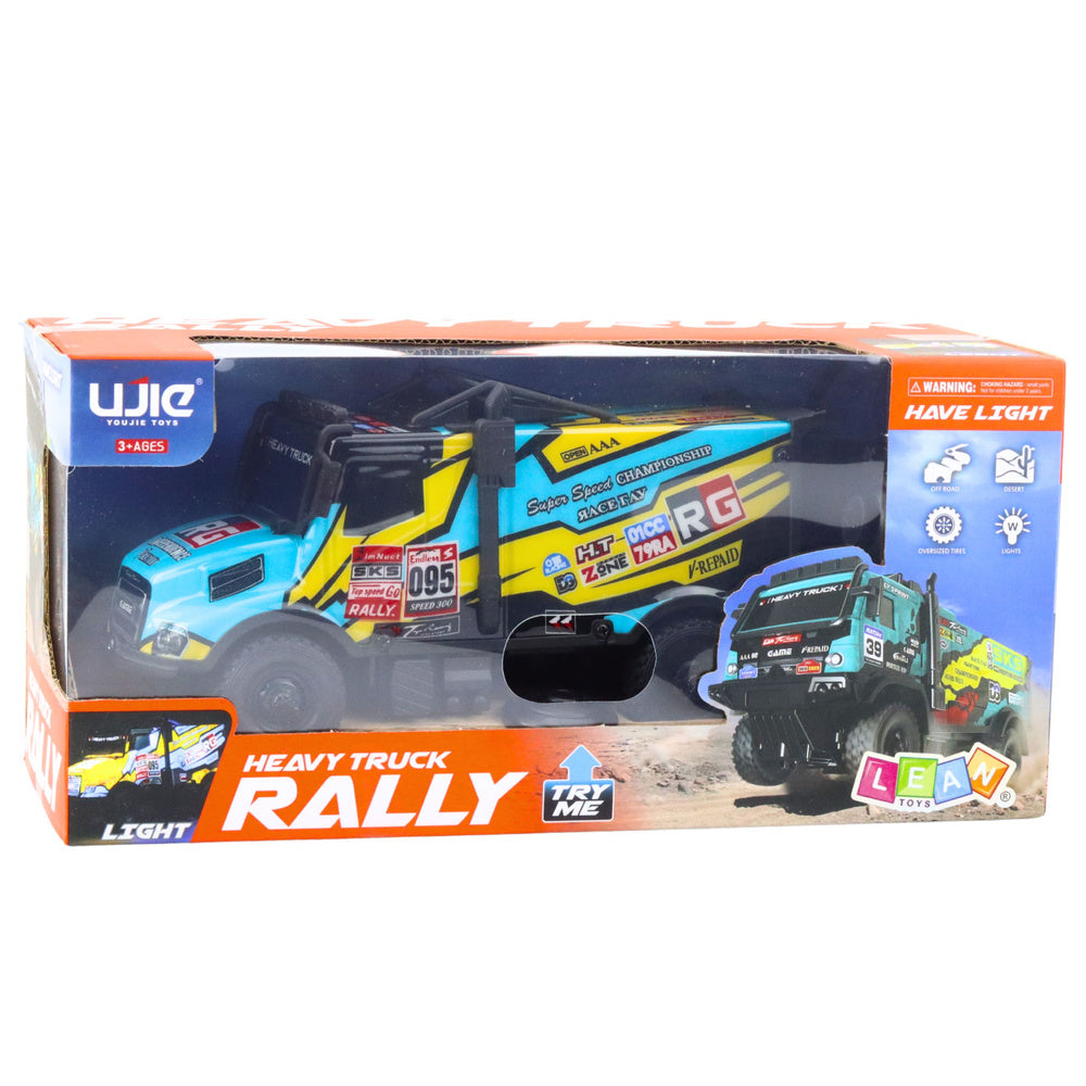 Kamion na daljinsko upravljanje Rally - žuto plavi