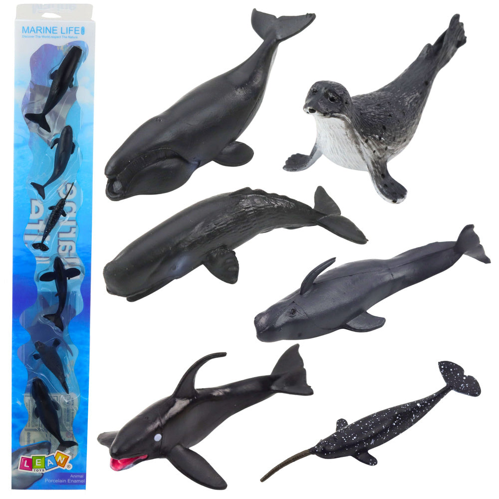 Set figura morskih sisavaca 6-8cm - 6 elemenata