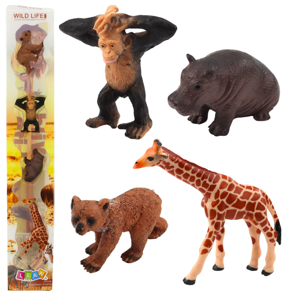 Set figura za igru Divlji svijet 6-9 cm - 4 elementa
