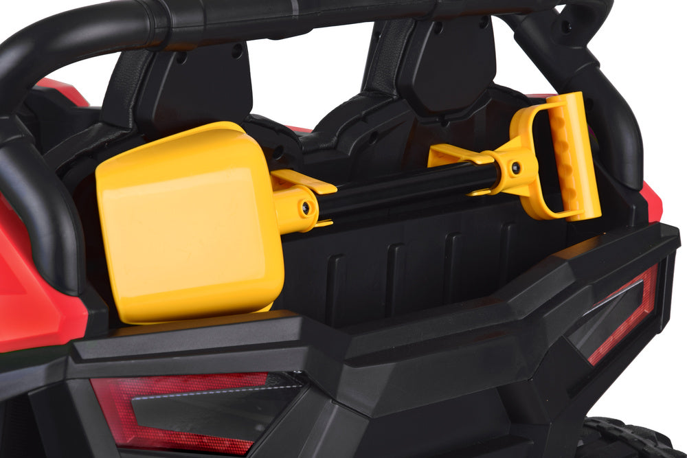 Buggy dvosjed 4×4 s prikolicom – crveni