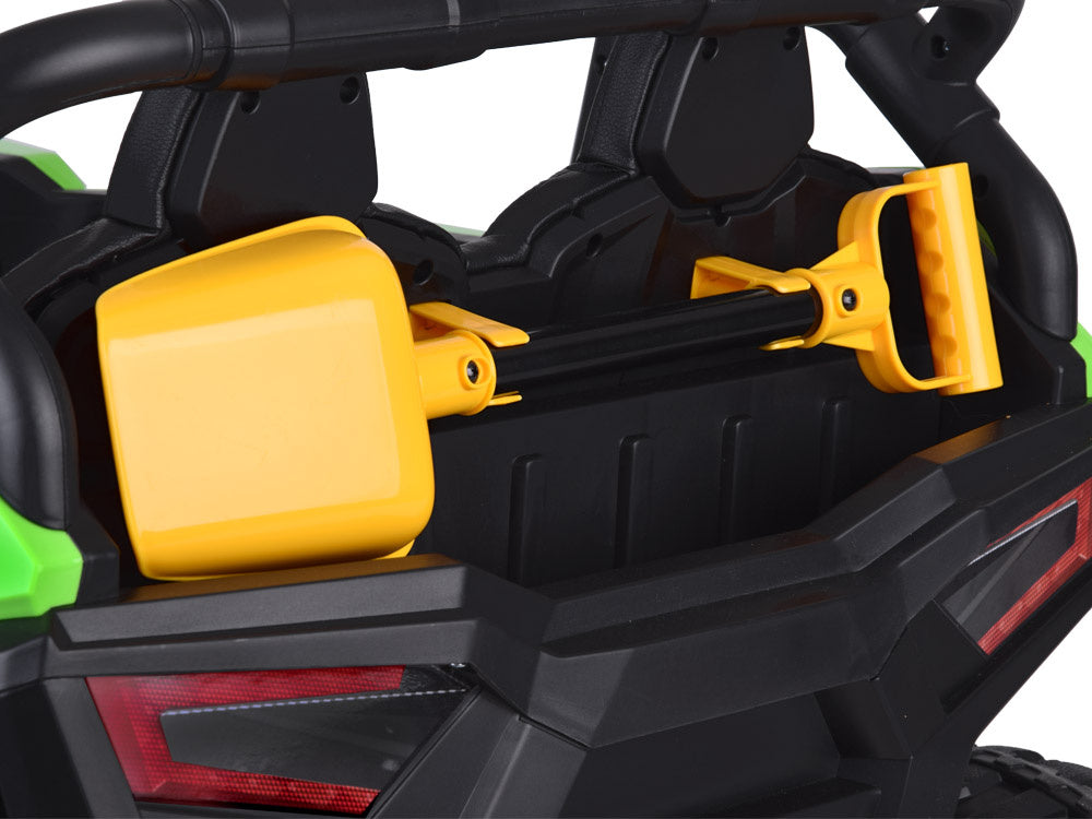 Buggy dvosjed 4×4 s prikolicom – zeleni