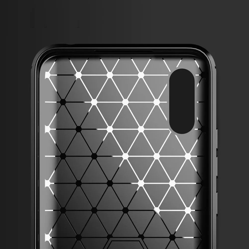 CARBON maska za XIAOMI Redmi 9A / 9AT crna