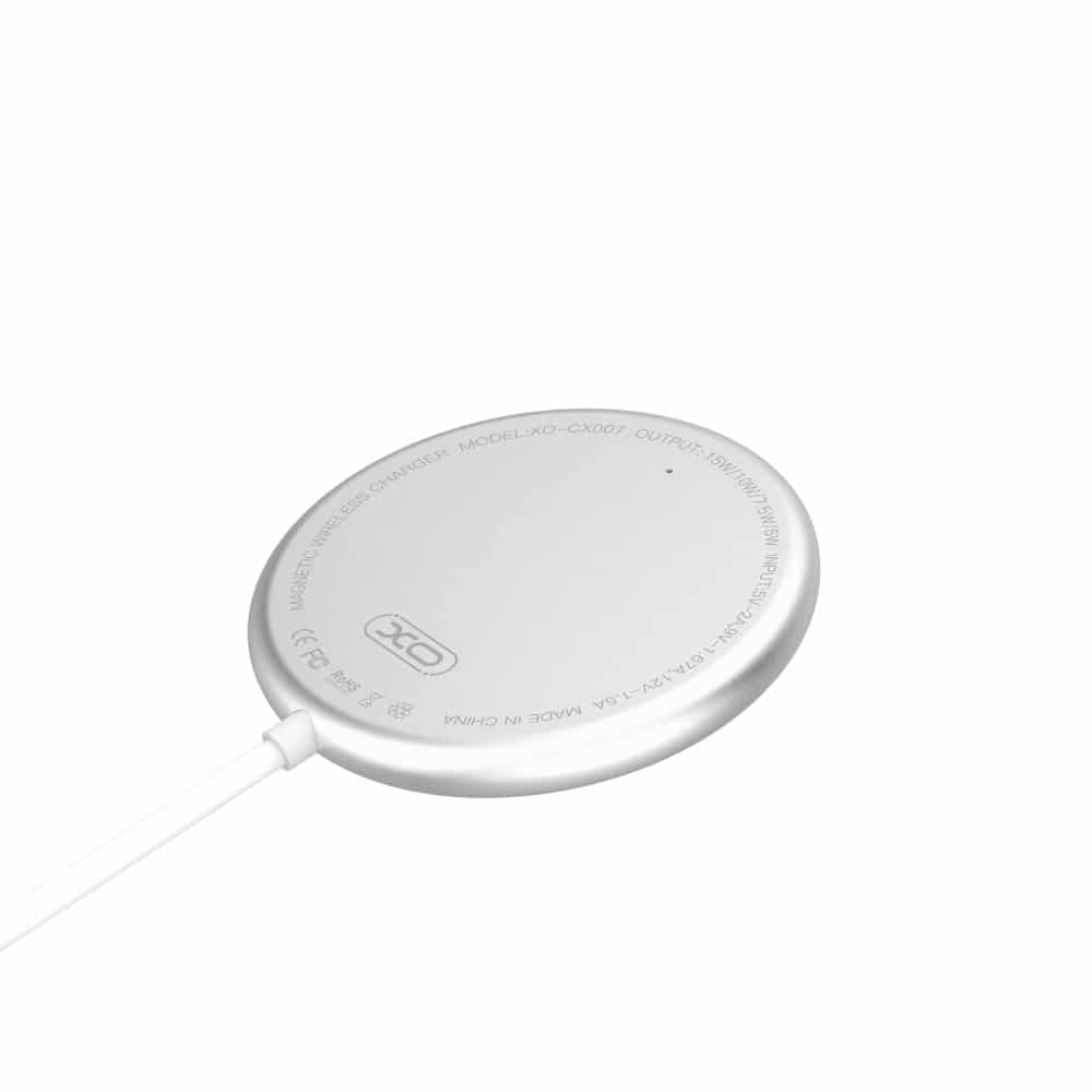 XO bežični punjač 15W CX008 magnetski bijeli