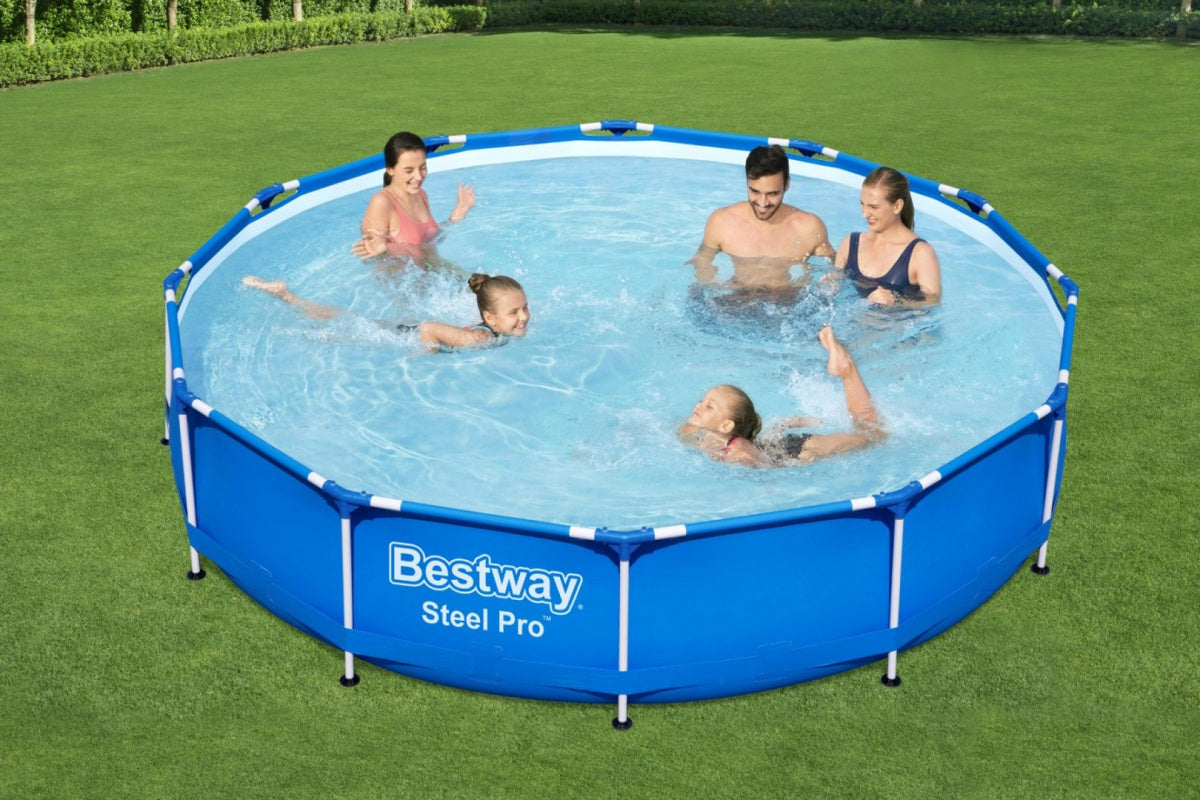 Montažni bazen 12FT 366 x 76 cm Steel Pro MAX Deluxe BESTWAY