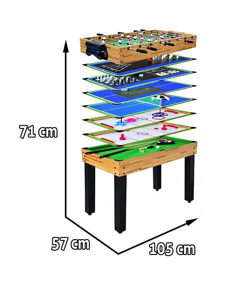 Gaming table 12 in 1 105x57xx71cm