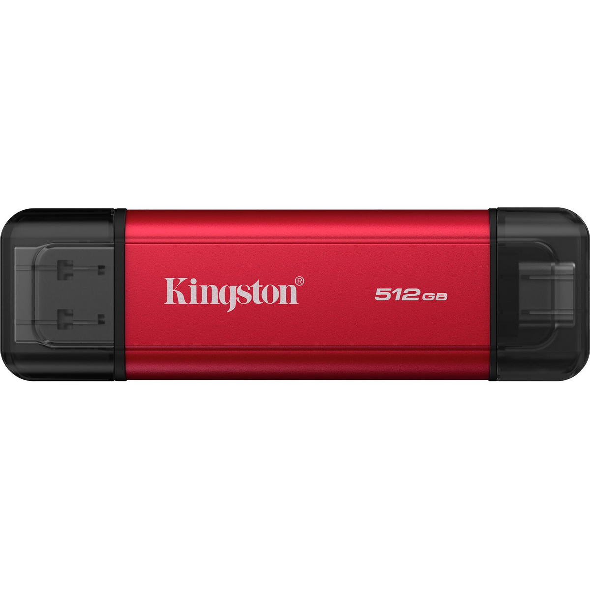 Kingston Technology Dual Portable 512 GB USB Type-A / USB Type-C 3.2 Gen 2 (3.1 Gen 2) Crno, Crveno