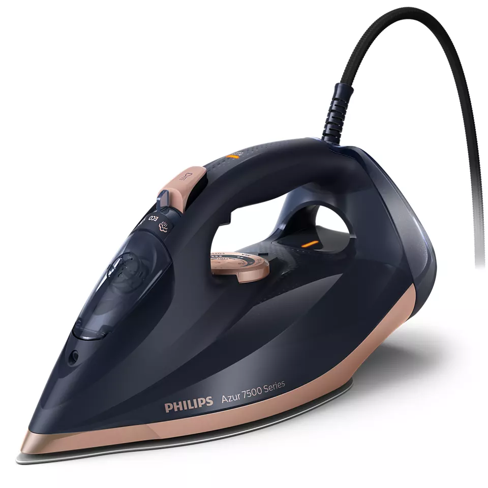 Philips DST7510/80 glačalo Glačalo za suho & parno glačanje SteamGlide Elite stopalo 3200 W Crno