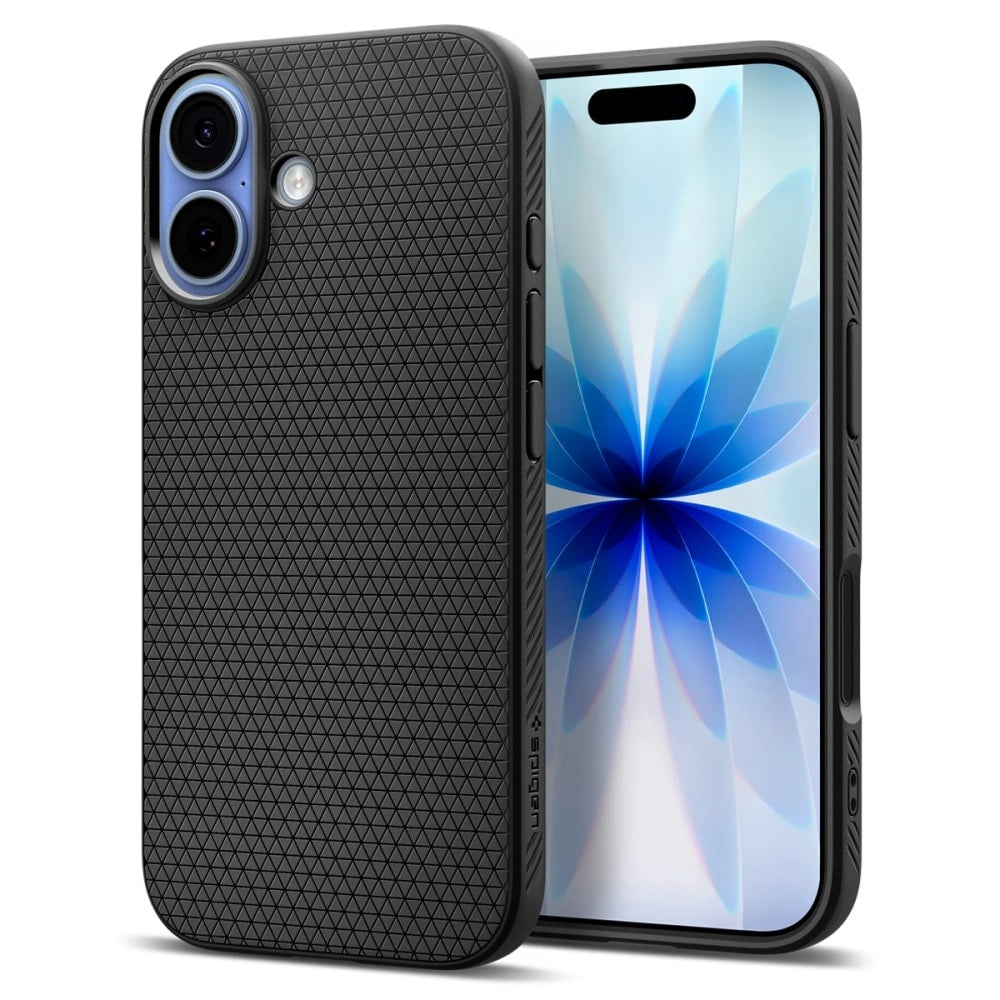Spigen – Liquid Air maska za iPhone 17 ACS10369 – Mat crna