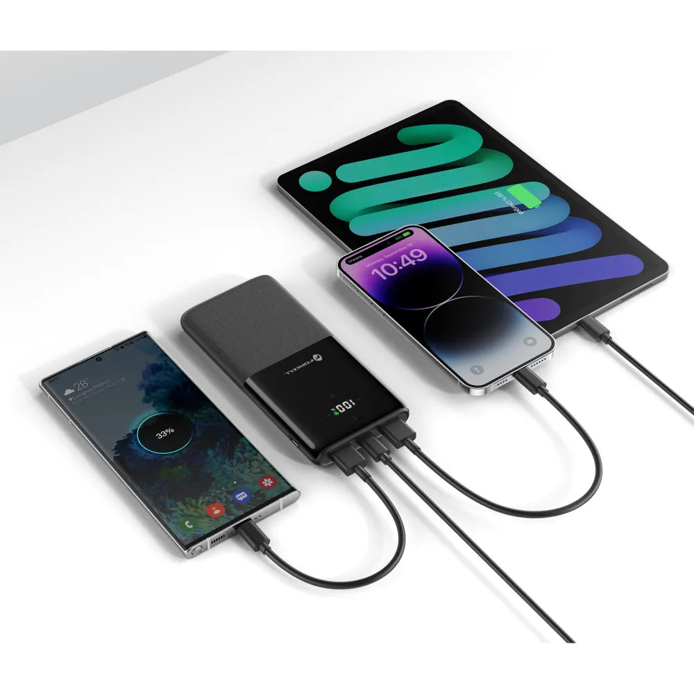 FORCELL Powerbank F-Energy P20k1 PD 20W QC 20000mah crna