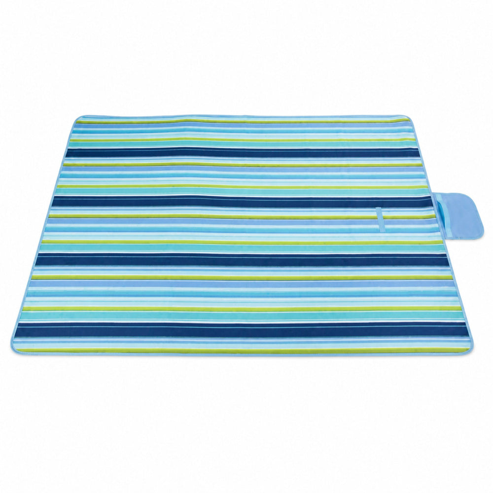 Deka za piknik ili plažu LT 150 x 200cm Flowers - plava