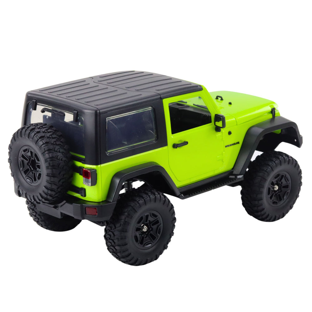Licencirani auto na daljinsko upravljanje Jeep Wrangler Rock 1:14 - Zeleni