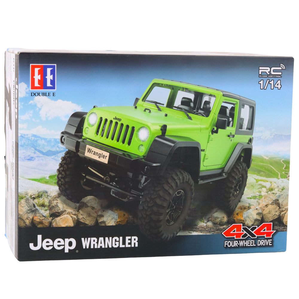 Licencirani auto na daljinsko upravljanje Jeep Wrangler Rock 1:14 - Zeleni