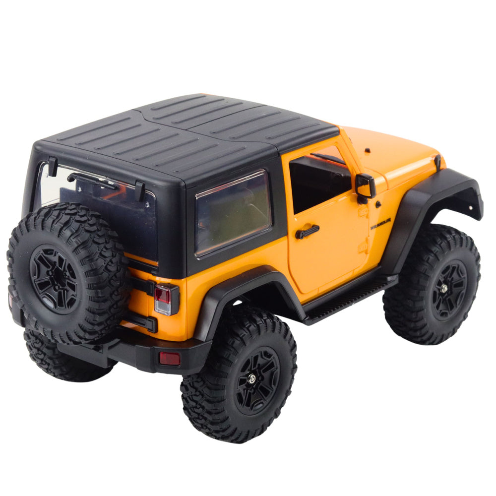 Licencirani auto na daljinsko upravljanje Jeep Wrangler Rock 1:14 - žuti