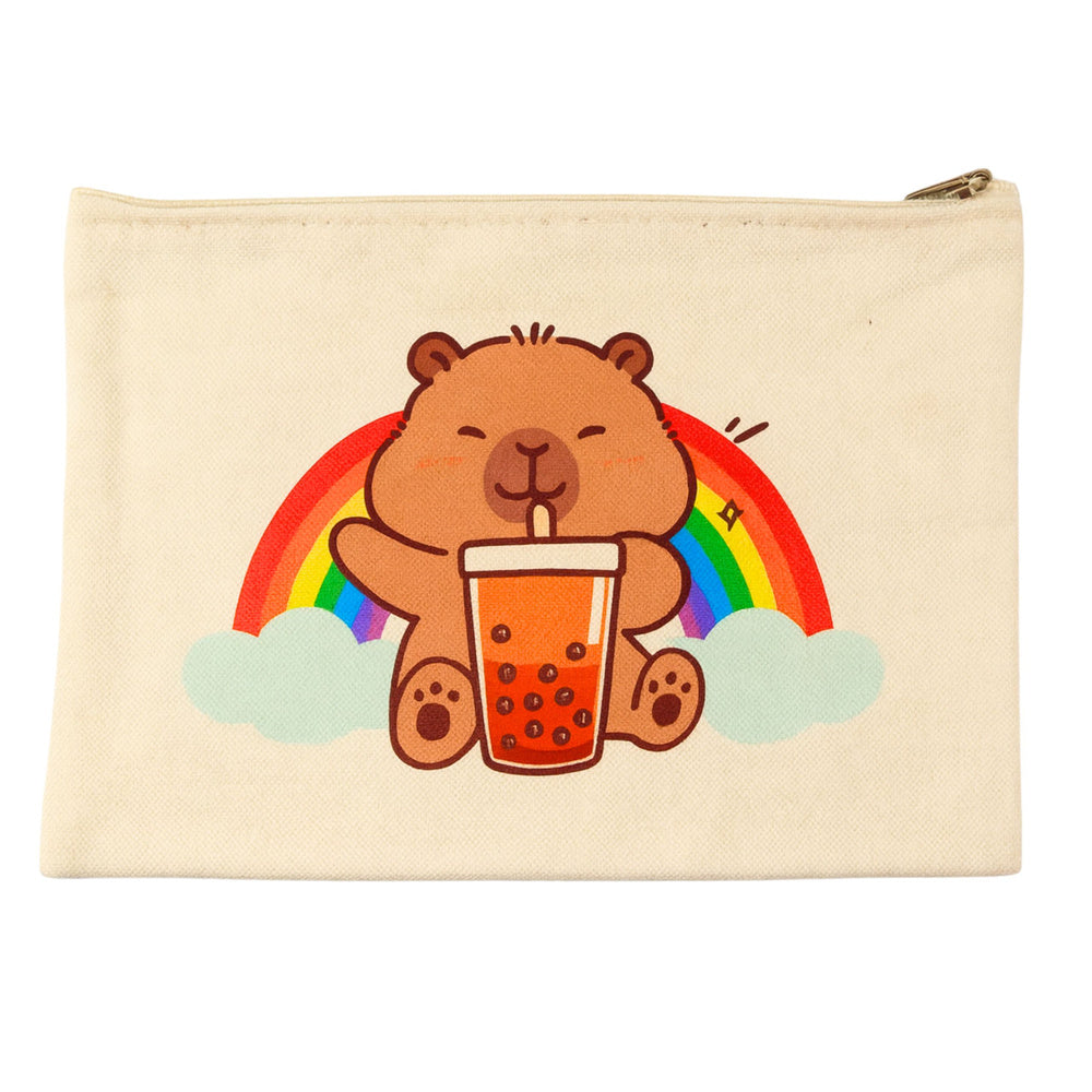Kozmetička torbica za školu i vrtić Capybara - 22 x 17 cm