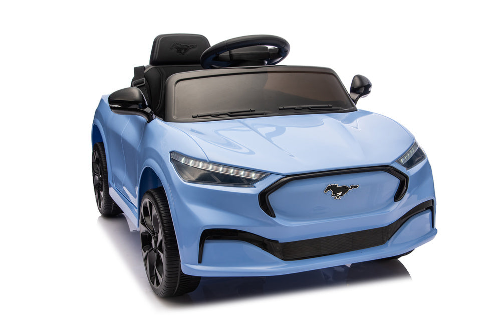 Licencirani auto na akumulator Ford Mustang Mach-E Blue 24V - svijetlo plavi
