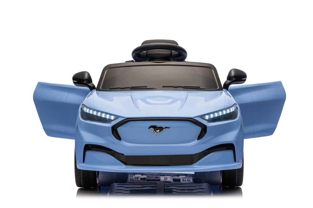 Licencirani auto na akumulator Ford Mustang Mach-E Blue 24V - svijetlo plavi