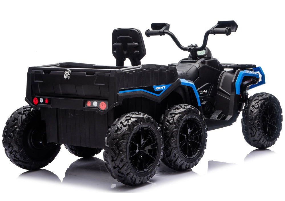 Quad na akumulator ATV JC606 24V 4x4 - dvosjed - plavi