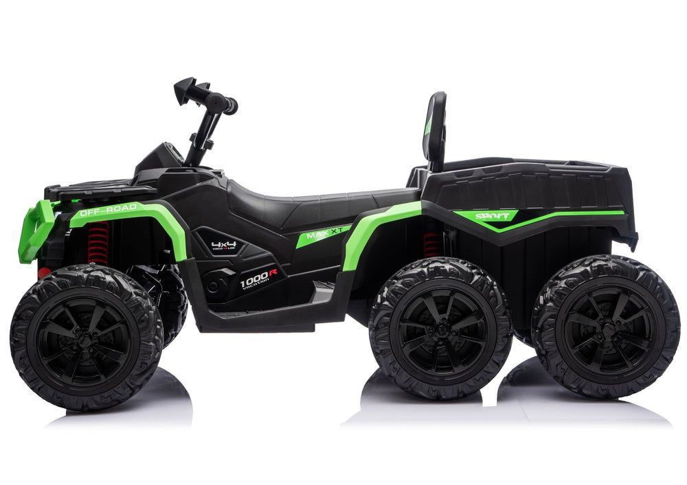 Quad na akumulator ATV JC606 24V 4x4 - dvosjed - zeleni