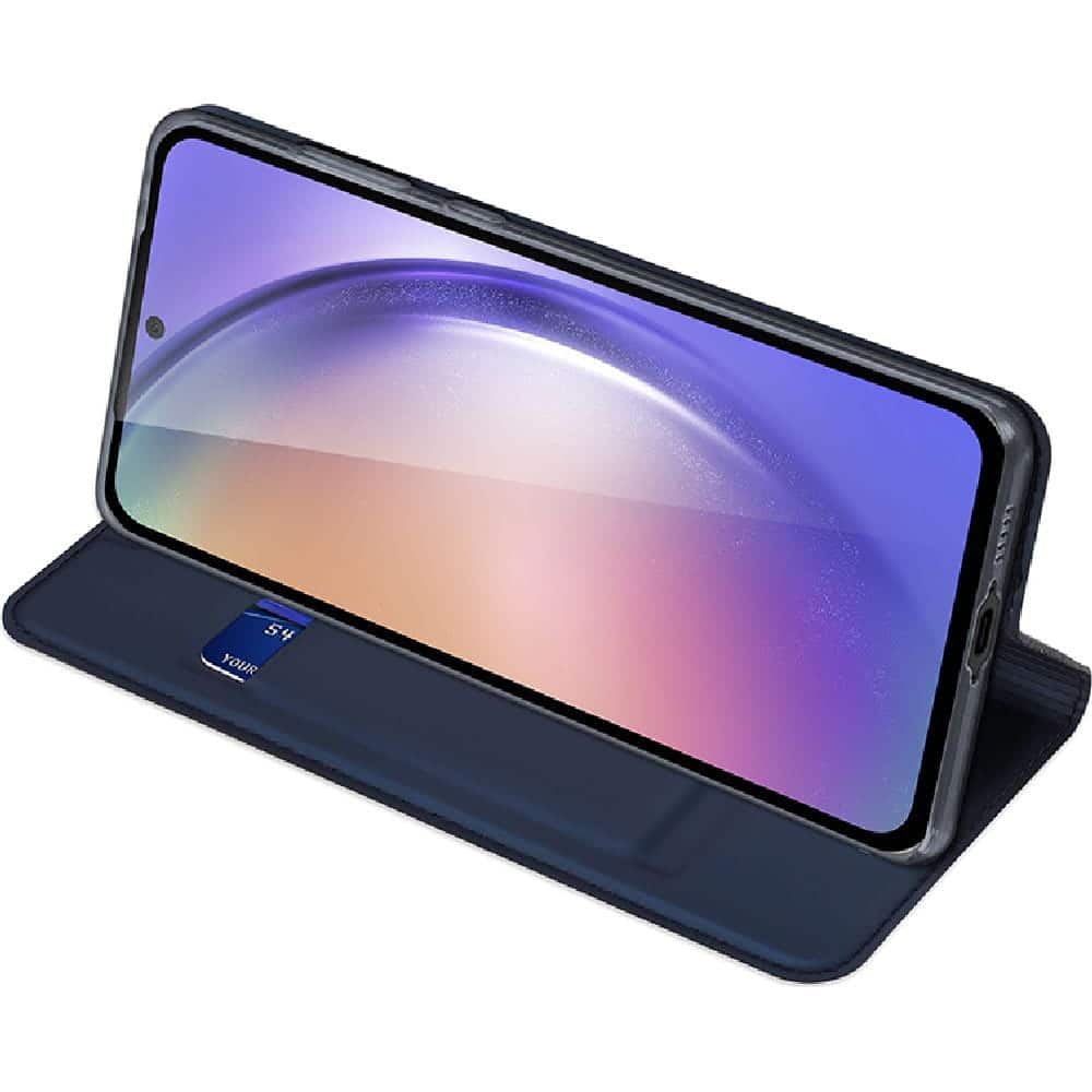 DUX DUCIS Skin Pro – preklopna maska za Samsung Galaxy A55 plava