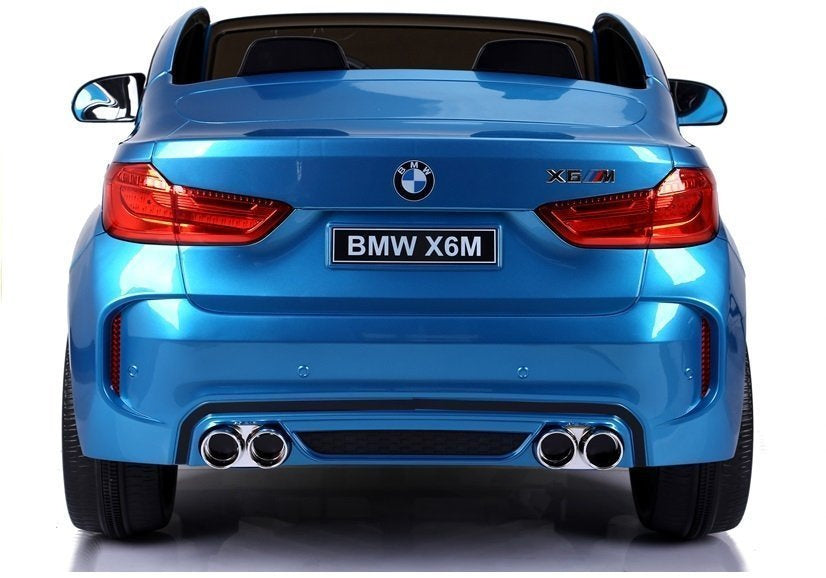 Licencirani auto na akumulator BMW X6 - plavi/lakirani